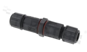 Konektor; 2 piny; 2 wejścia; średnica przewodu 6-8mm; (cygaro)