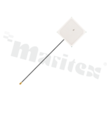 Antenna; patch; GNSS; 1559-1586MHz; 1.07dBi; VSWR<1.21; RHCP; directional; RF1.13; 0.1m; IPEX; adhesive; 35x35x7.9mm