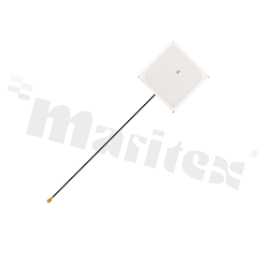 Antena; patch; GNSS; 1559-1586MHz; 1.07dBi; VSWR<1.21; RHCP; kierunkowa; RF1.13; 0.1m; IPEX; przyklejana; 35x35x7.9mm