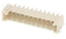 Header for PCB; pitch 2.00mm; 12-contacts; THT; male; top entry