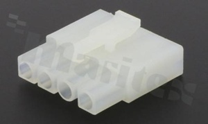 Korpus złącza kablowego; w rastrze 6.20mm; 4-stykowego; żeńskie; na przewód AWG#14-22; 300V/9A