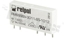 Electromagnetic relay; contact rating current 6A; coil voltage 5VDC; changeover contact (1P); 6A/24VDC; 6A/250VAC
