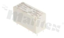 Przekaźnik elektromagnetyczny; prąd znamionowy 6A; napięcie cewki 5VDC; pojedynczy styk przełączny (1C); moc cewki 200mW; 3A/30VDC; 6A/250VAC