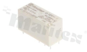 Electromagnetic relay; contact rating current 6A; coil voltage 5VDC; 1 changeover contact (1C); coil power 200mW; 3A/30VDC; 6A/230VAC