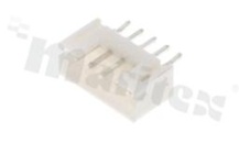 Header for PCB; pitch 2.00mm; 5-contacts; THT; male; top entry; 100V/2A