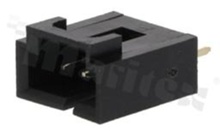 Header for PCB; pitch 2.54mm; 3-contacts; THT; male; top entry; 250V/3A