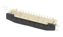 ZIF connector for FFC/FPC; pitch 0.50mm; 24-contacts; SMD; top entry