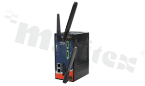 Industrial router 3G; GPS; WiFi IEEE 802.11 a/b/g/n; 2x 100/1000 Base-T(X) Ethernet; modem 3.5G; slot SIM; operating temperature -25+70 deg.C; DIN