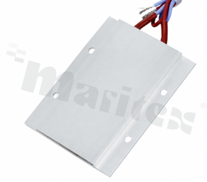 Grzałka PTC; 77x62x6mm; 220V/400; 17W; TS155; aluminiowa obudowa