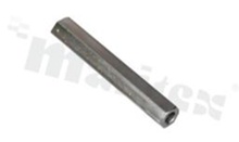 Tulejka dystansowa; mosiężna niklowana; sześciokątna; 335/5; gwint wew-wew; M3; 35mm