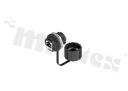 Socket Conec 17-10000 RJ45; panel socket with protective cap; bayonet assembly system; IP67; 1;2A