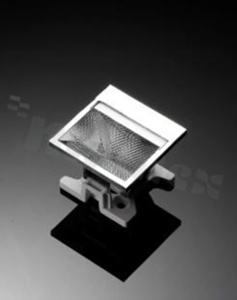Reflector for LED high power; angle: asymmetric; Number of LEDs: 1; Dimensions: 30x30mm; Height: 21.15mm; material: PC; Fastening: screw