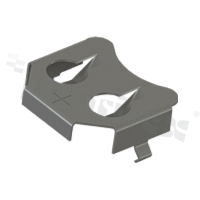 Battery holder; type of battery CR2450, DL2450; cell size 24 mm; THT