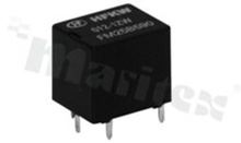 Electromagnetic relay; contact rating current 30A; coil voltage 24VDC; changeover contact (1C); coil power 600mW; 20A/12VDC