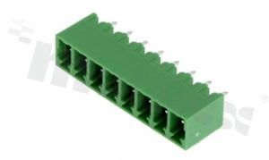 Listwa zaciskowa rozłączalna; w rastrze 3.81mm; 8-torowa; męska; pionowa; zabudowana; UL 300V/8A; TUV:250V/7A