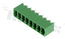 Listwa zaciskowa rozłączalna; w rastrze 3.81mm; 8-torowa; męska; pionowa; zabudowana; UL 300V/8A; TUV:250V/7A
