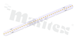 Moduł LED CREE JB2835B-J; 36xLED; prostokątny; 280x20mm; 6500K; CRI 70; 221lm/W; 1281lm; 180mA; 36V