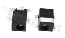 DC socket; male; angled; pin diameter 1.3mm; hole diameter 3.7mm; SMD