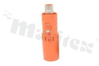 Connector power heavy duty power; 8.0mm plug EMI&HVIL; red; 270 keyway