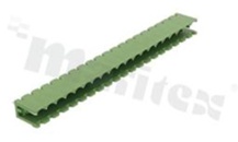 Listwa zaciskowa rozłączalna; w rastrze 5.08mm; 20-torowa; męska; pionowa; otwarta; UL 300V/15A; TUV:320V/20A