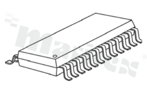 Integrated system, driver LED; housing: SOP24L-300-1.00; number of channels: 16; output current: 3-90mA; supply voltage: 3-5.5V