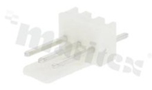 Header for PCB; pitch 2.54mm; 3-contacts; THT; male; top entry; 250V/3A