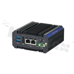Bezwentylatorowy komputer przemysłowy; Celeron N3350; RAM: do 4GB; 8GB; 2xUSB; 2xLAN; DP; M.2 Key E; temp. pracy: 0+50C; 12-30VDC 