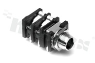Connector: Jack 6.3mm; socket; female; ways: 2; angled 90st.; on panel mounting
