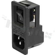 Moduły wejściowe zasilania (PEM); 4304.6064; Quick Connect; 3; Panel, Snap-In; Receptacle