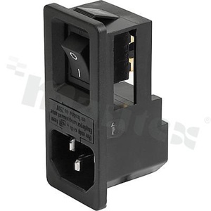 Power Input Modules (PEM); 4304.6064; Quick Connect; 3; Panel, Snap-In; Receptacle