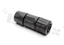 Amphenol Aquarius plug; 3pins; straight; male insert; 7A; shell size 8; contact size: 20; NBR seal; IP68/69k