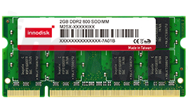 RAM 2GB DDR2 667 SODIMM 200-pin; operating temperature -40+85C