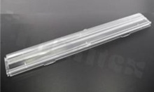 Lens F15861_LINNEA-ZT25, assymetric angle, W:285x40mm H:9.5mm, for LED High Power CREE XP-E/XT-E , LEDIL