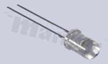 Dioda LED sygnalizacyjna; THT; 5mm; niebieski; 464-474nm; 3800-6500mcd/20mA; 2.8-3.4V; water clear; 25 stopni