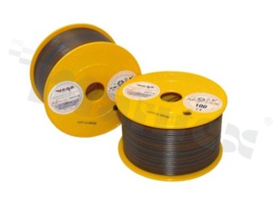 Przewód pojedynczy LGY/H05V-K; z wielodrutową miedzianą żyłą; brązowy/niebieski; przekrój 1.50mm2; AWG 16; 500V; -40+105 st.C; 100m.