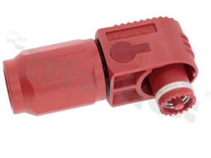 Złącze; wtyk żeński prosty; zaciskane 85mm2; seria SurLok Plus; 10.3mm; 1 pin; IP67; kolor czerwony