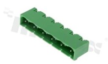 Listwa zaciskowa rozłączalna; w rastrze 7.50mm; 6-torowa; męska; pionowa; zabudowana; UL 300V/15A; TUV:400V/20A