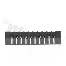 Non-ZIF connector for FFC/FPC; pitch 2.54mm; 6-contacts; THT; top entry