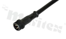 Szczelne złącze wtykowe; męskie; 4-stykowe; 2.5A; 70V DC; zakończone kablem 4C*AWG22 o długości 20cm