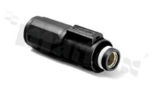 Złącze; wtyk żeński prosty; zaciskane 35mm2; seria SurLok Plus; 8.0mm; 1pin; IP67; 150A; 1000V; kolor czarny