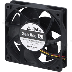 Fan; DC; 24VDC; 120x120x25mm; 3.8m3/min; 57.0dB.