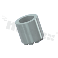 Spacer sleeve for 5.0mm LED; high L=6.1mm; colourless