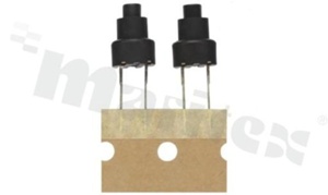 Przełącznik Tact Switch; THT; wymiary korpusu: 8.3.0x8.3; h=13.00mm; wodoszczelny; o sile nacisku 250gf; przycisk okrągły