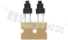 Przełącznik Tact Switch; THT; wymiary korpusu: 8.3.0x8.3; h=13.00mm; wodoszczelny; o sile nacisku 250gf; przycisk okrągły