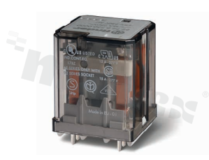 Electromagnetic power relay; contact rating current 16A; coil voltage 230VAC; 3 make contact 3PST-NO; coil power 2.2VA; 16A/250VAC, 16A/24VDC; mounting: PCB