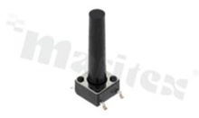 Tact Switch; THT; dimensions 6.0x6.0; h=19mm; vertical; operating force 160gf; button: round