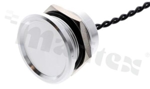 Piezoelectric switch; monostable; 22mm; cable; aluminium; IP69K.