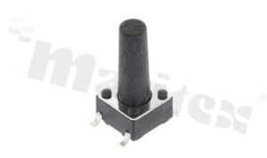 Tact Switch; SMD; dimensions 6.0x6.0; h=13mm; vertical; operating force 250gf; button: round