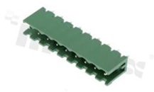 Pluggable terminal block; pitch 5.08mm; 9-ways; male; straight pin header; closed type; UL 300V/15A; TUV:320V/20A