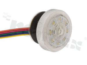 Przetwornik dźwięku LED; piezoelektryczny; z generatorem; 12V; 3kHz; 95dB; 32x24mm; RGB